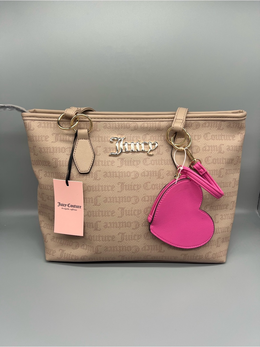 Juicy couture v-day edit tote purse